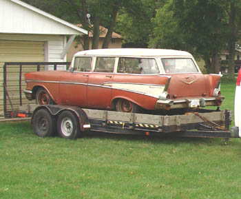 1957 Chevrolet barn find, loaded and ready to go